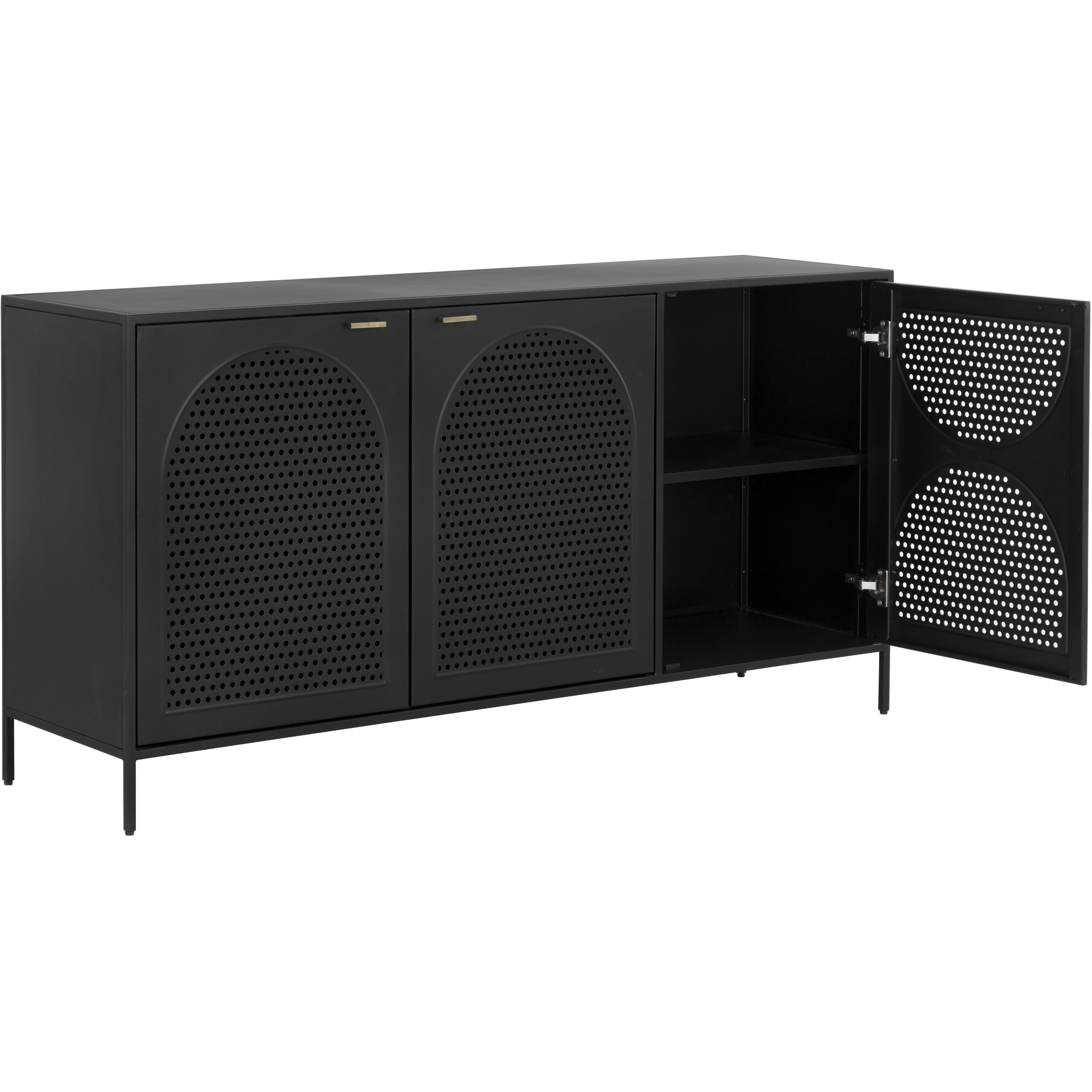 Aziza 59 X 16 inch Black Sideboard